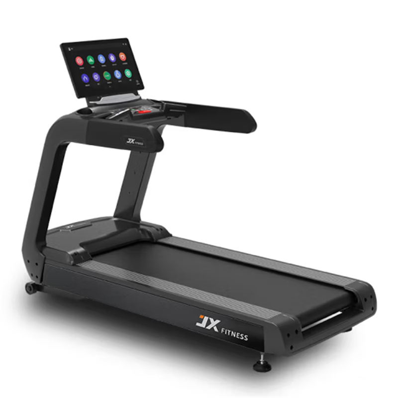 军霞(JUNXIA)JX-696F 23.8寸触摸彩屏智能跑步机 跑带面积1620x580mm 跑带厚度2.5mm高清大图
