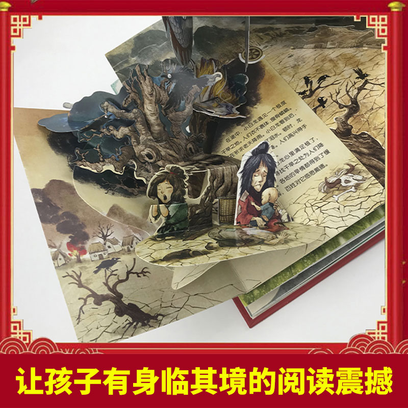 [醉染正版]新版十二生肖立体书好好玩3d立体翻翻书祖先的智慧典藏立体绘本3-6周岁宝宝礼品书岁每个孩子的吉祥物生肖的来历高清大图