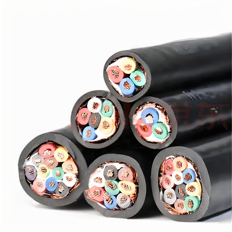 晋杰 铜芯聚氯乙烯绝缘护套屏蔽软电线 RVVP 4*0.5 100米/卷