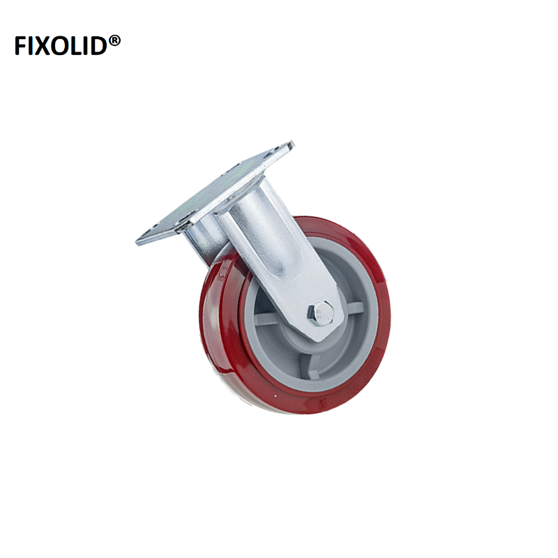 FIXOLID 枣红轮 定向轮5寸 个高清大图