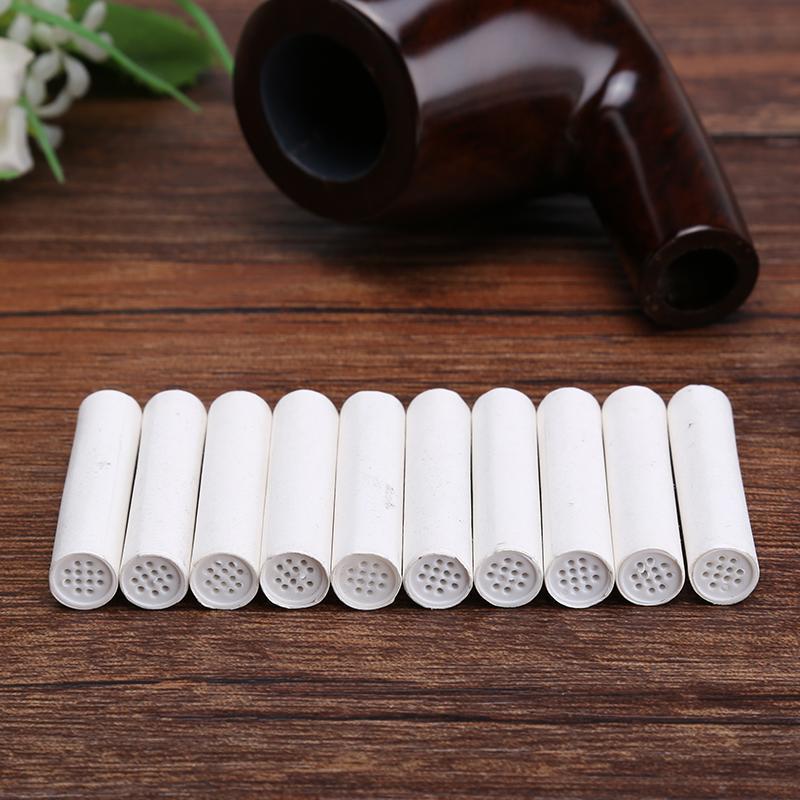 烟斗活性碳过滤芯9mm散装100支通用高品质滤芯清洁配件耗材如图