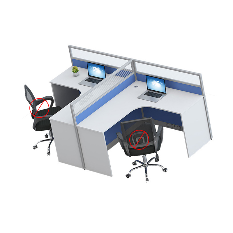 翼澜 职员桌双人 张高清大图