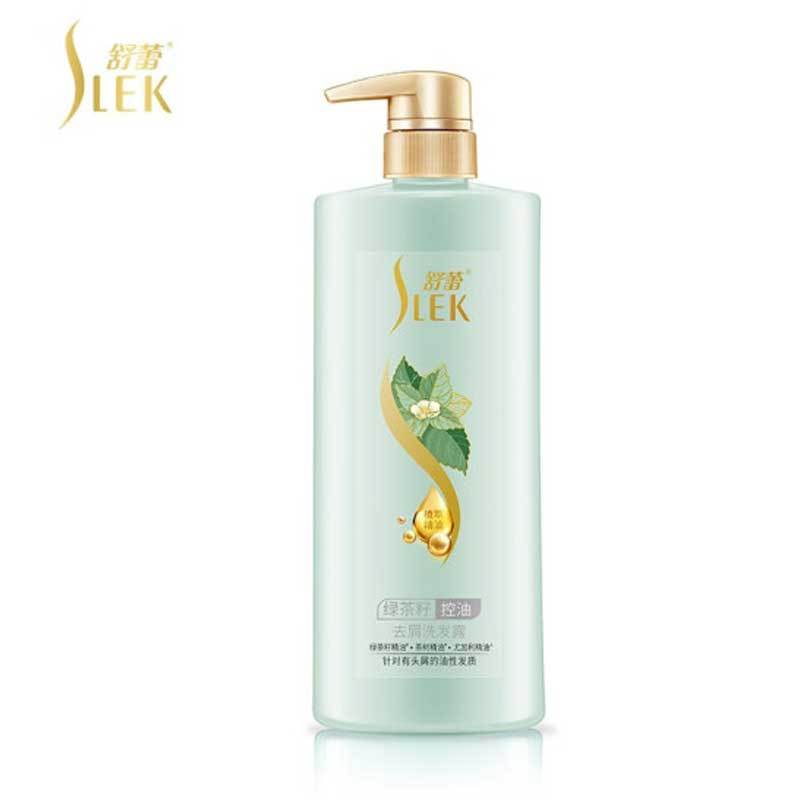 舒蕾slek舒蕾绿茶籽控油去屑洗发露500ml单瓶装视频