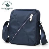 圣大保罗POLO 男士单肩斜跨布 竖款休闲男 2019新款 正品 学生礼物 新年礼物