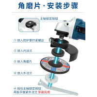 博世(BOSCH)打磨角磨机磨光机切割机抛光机多功能砂轮家用手磨机新款GWS670胶盒(简单家用2)