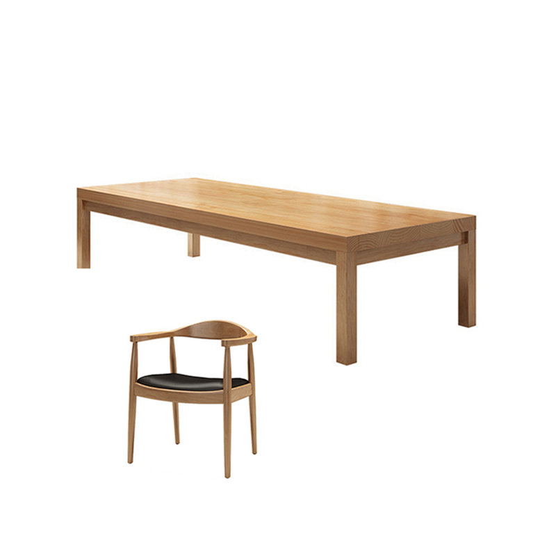 班龙书桌1.6m+4椅套高清大图