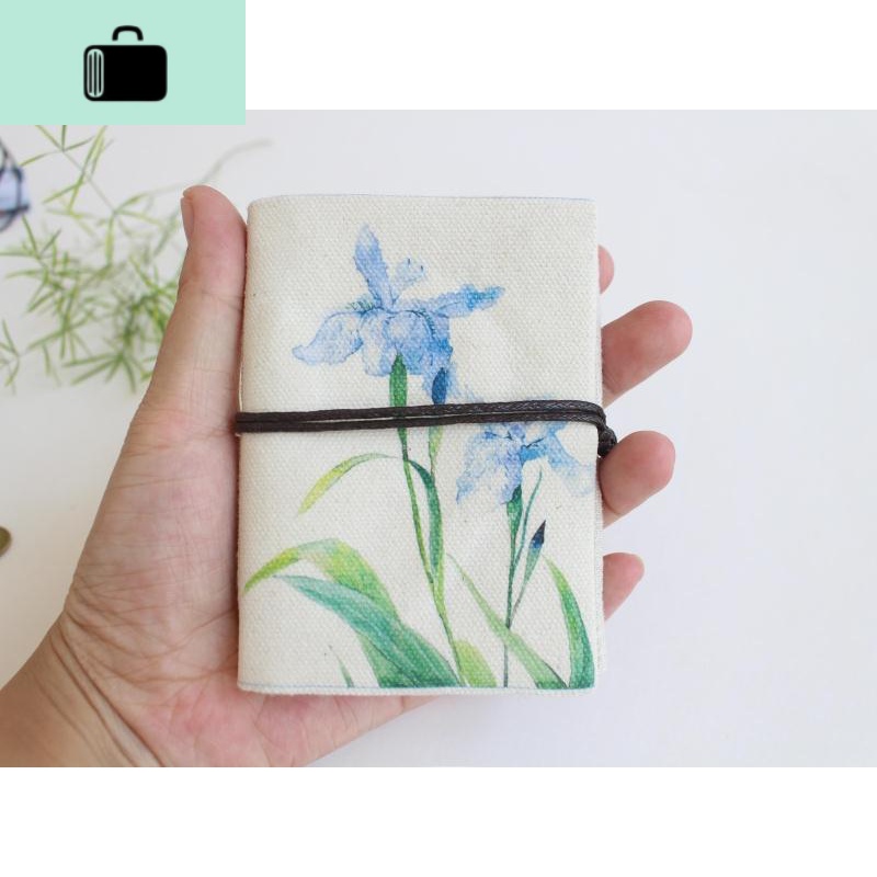 布艺新款女孩梅花大容量20卡位卡包银行卡包防消磁卡包中国风送人NEW LAKE女士钱包/卡包 鸢尾兰卡包