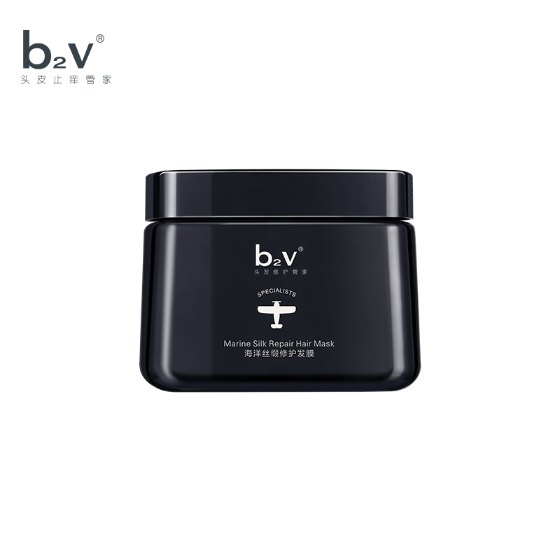 b2v墨藻海洋丝缎修护发膜500ml