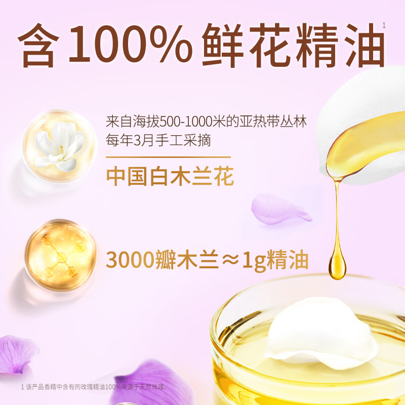 奥妙 香氛洗衣液幽莲木兰香(袋装) 1KG高清大图