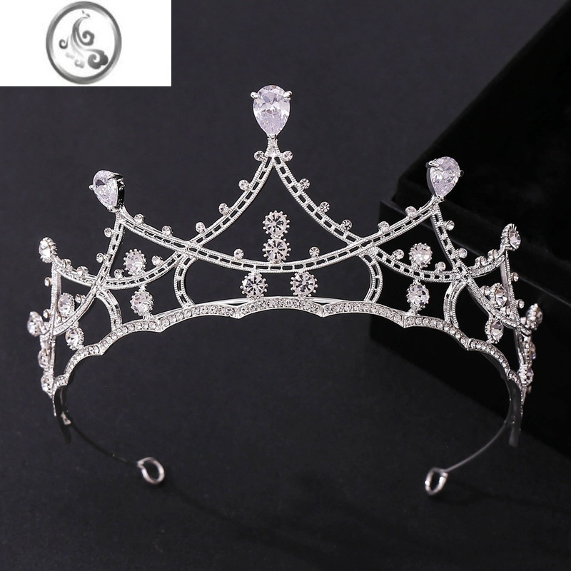 jimi新娘头饰巴洛克韩式皇冠女十八岁生日婚纱王冠女简约大气公主高级