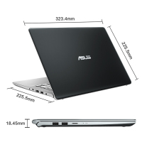 华硕（ASUS）灵耀S2 S4100/S4300FN 14.0英寸IPS窄边框轻薄本游戏本商用办公笔记本电脑i5-8265U 8G 1TB+256GB MX150-2G独显