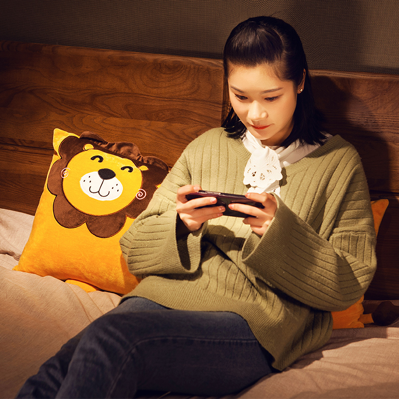 美帮汇靠枕床头靠垫长抱枕睡觉长条枕床上大靠背枕头女生韩式高清大图