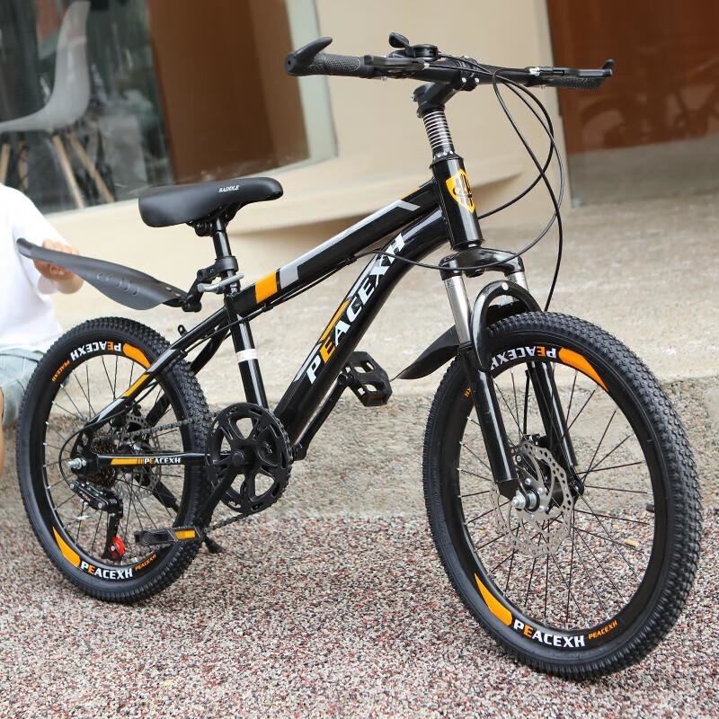 山地车自行车中小学生男女赛车18 20 22 24寸单速变速高清大图