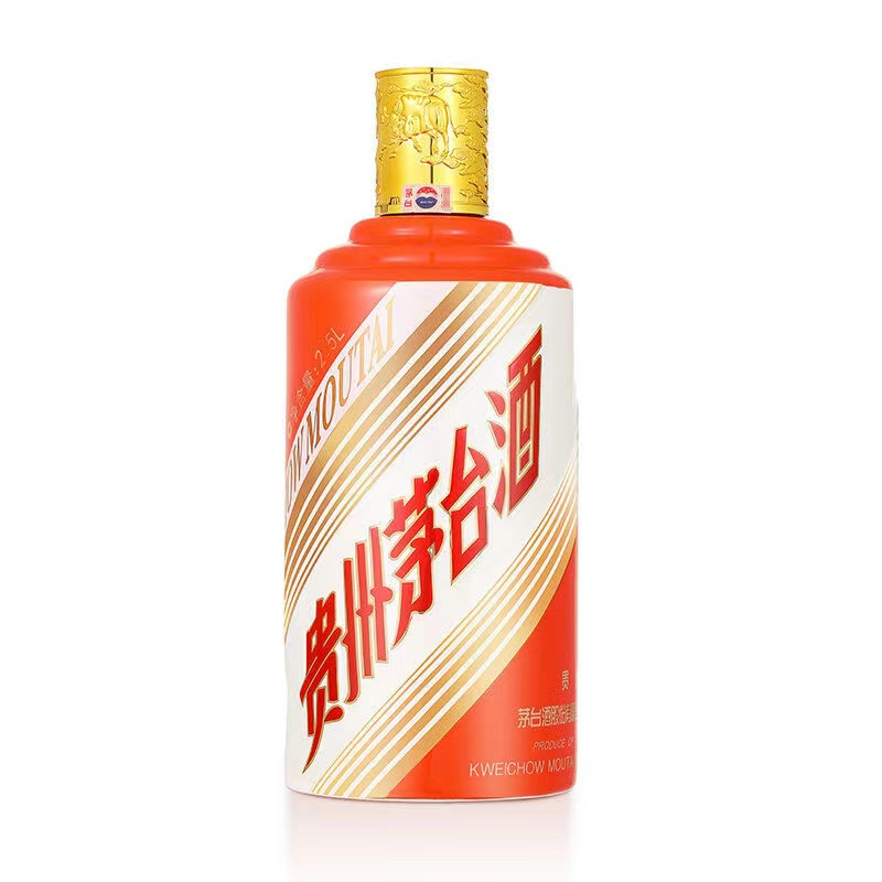 酒别重逢贵州茅台酒辛丑牛年生肖纪念酒53度2500ml25l5斤装酱香型白酒