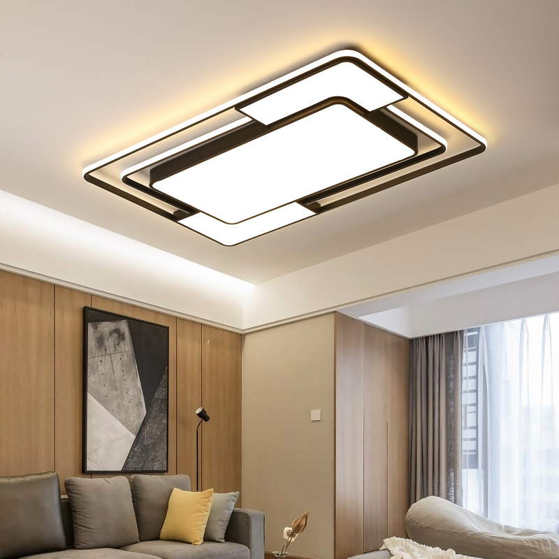 客厅灯家用超亮闪电客现代简约房间灯卧室灯成套灯具套餐组合吸顶灯