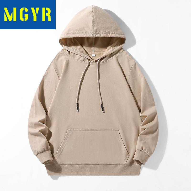 MGYR2021新款情侣休闲运动连帽卫衣多色棉潮款秋季户外休闲衣1