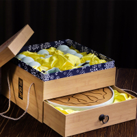 乐享 功夫茶具套装景德镇泡茶壶茶杯陶瓷整套便携旅行汝窑家用简约茶盘