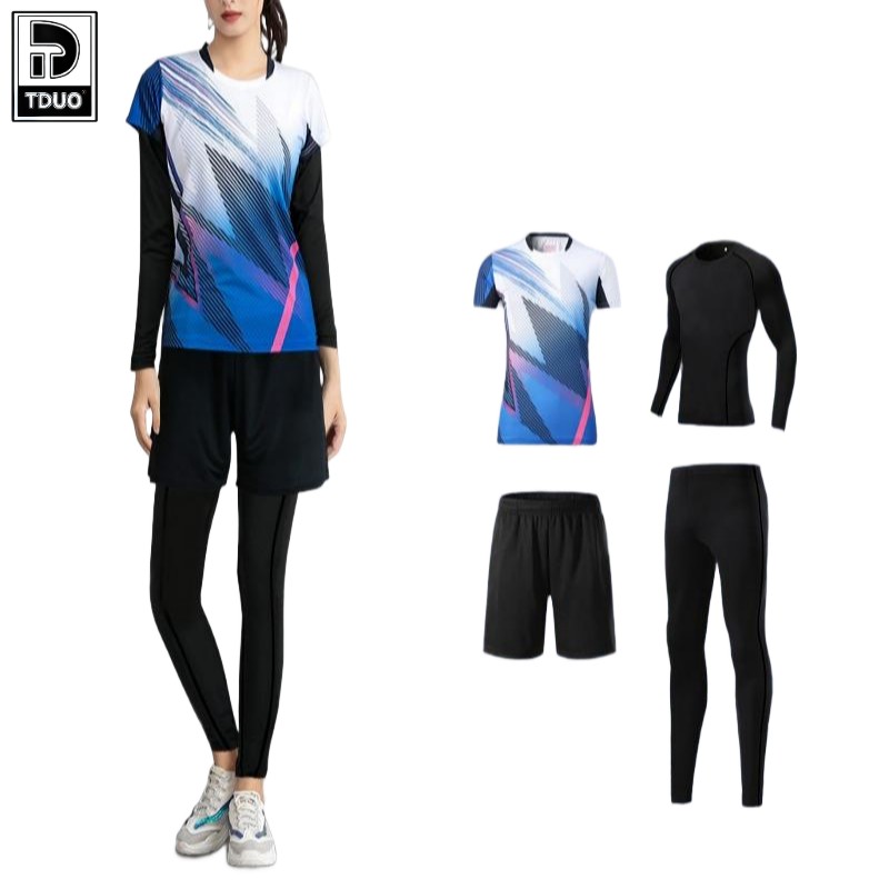 TDUO 羽毛球服 T4 套高清大图