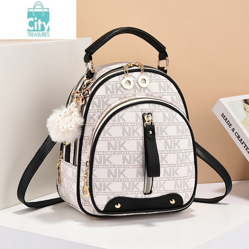 bangdou2024新款夏天质感休闲时尚韩版小背包女生手提斜挎双肩两用包