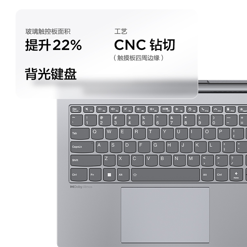 联想ThinkBook 14+ 英特尔酷睿i5 笔记本电脑全新2022款 14英寸标压轻薄本(i5-12500H/16G/512G/锐炬Xe显卡/2.8K/90Hz)高清大图