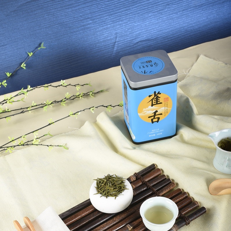 2025新茶峨眉雪芽 雀舌100克 绿茶茶叶春茶自饮罐装四川高清大图