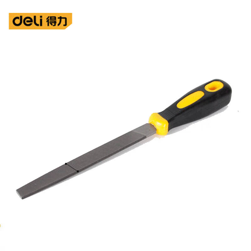 得力工具DL65110_中齿扁锉10"(新VI)