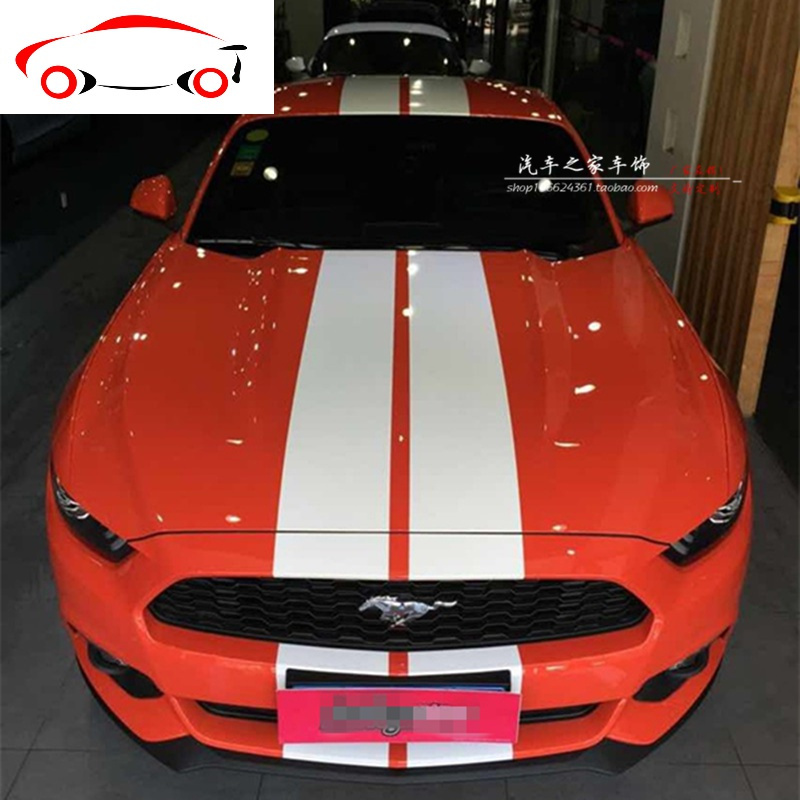 野马gt汽车拉花蒙迪欧福克斯福睿斯引擎机盖个性潮流改装贴纸jingping