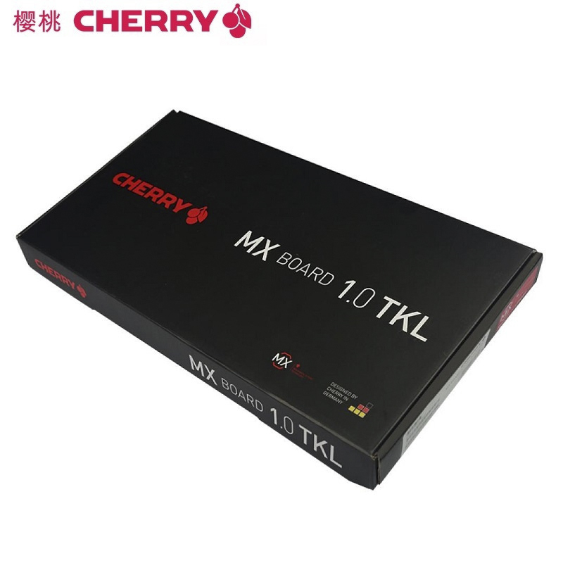 樱桃（CHERRY）旗舰店 MX Board 1.0 TKL 87键无背光游戏机械键盘 绝地求生 吃鸡键盘黑色青轴