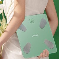 香山 体脂秤 蓝牙app12项身体数据监测 F3绿