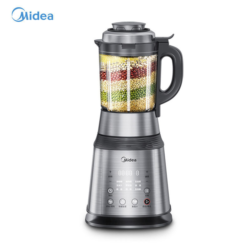 美的(Midea)破壁机家用破壁料理机高温熬煮加热榨汁机搅拌机绞肉馅机豆浆机辅食机PB12Power304