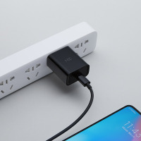 ZMI紫米PD20W充电器头快充适用于苹果iPhone14/13/12/11通用Type-C充电头黑