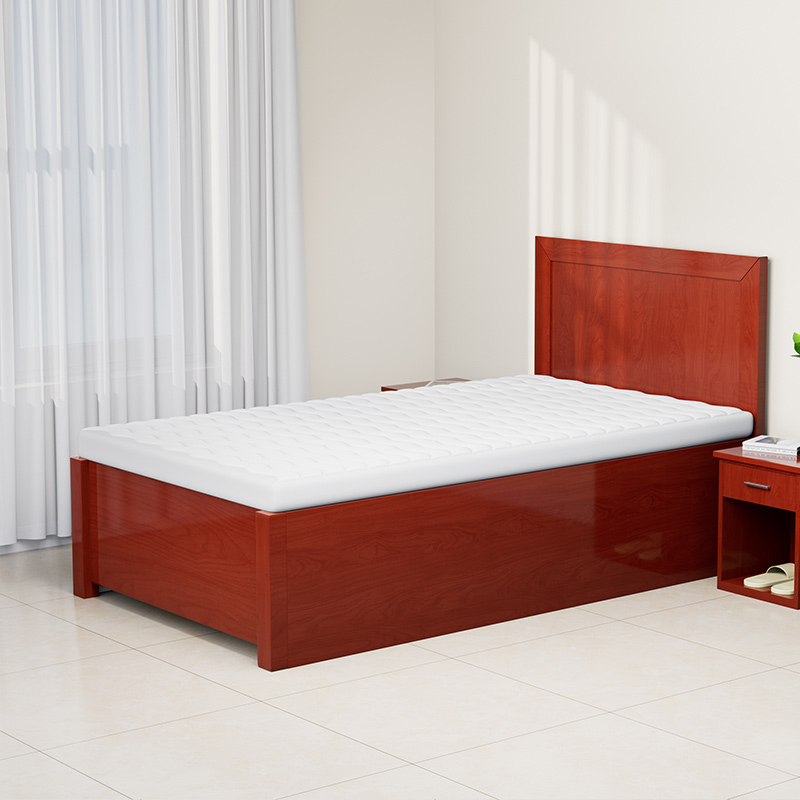 臻远ZY50618013 油漆公寓家具 员工宿舍家具单人床 1.2米不含床头柜高清大图