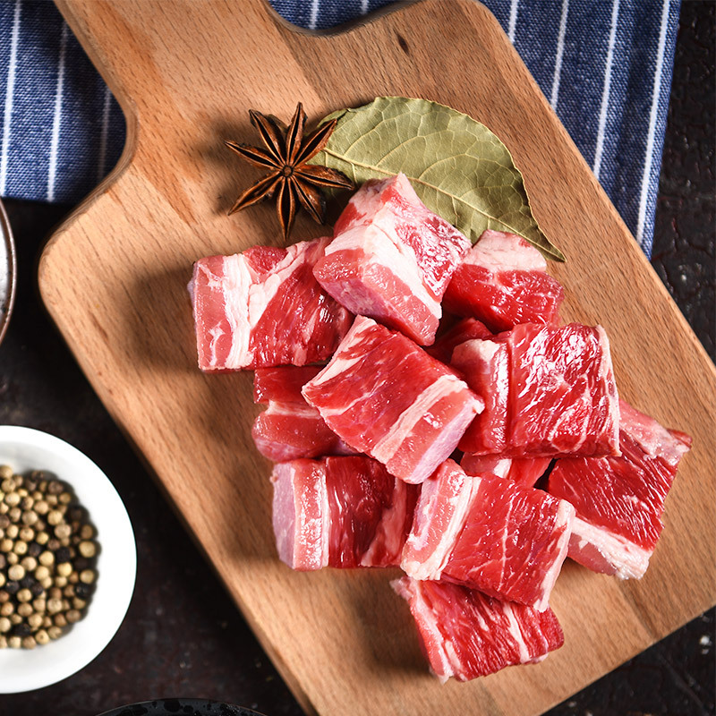 伊赛(yisai)巴西牛腩块*1袋装 350g 原切草饲牛肉 生鲜