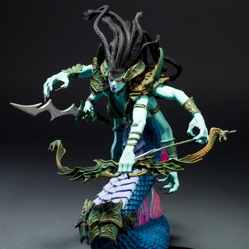 WOW魔兽手办恶魔猎手女王巫妖王伊利丹怒风摆件公仔模型周边 [推荐]暗黑伊利丹33cm 魔兽精品(售出不退不换)高清大图