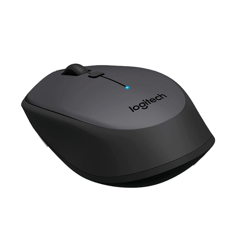 罗技(Logitech) M336办公家用无线蓝牙鼠标 黑色