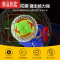 真智力梦幻陀螺玩具手拉拉线玩具男孩旋转合金灯光儿童发光手摇战斗陀螺 [4发射器+4陀螺+]颜色随机发光玩具
