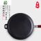 手工加厚生铁锅平底炒锅铸铁锅煎锅不粘锅健康养生无化学涂层 FENGHOU 直径28cm平底锅(无盖)+木铲
