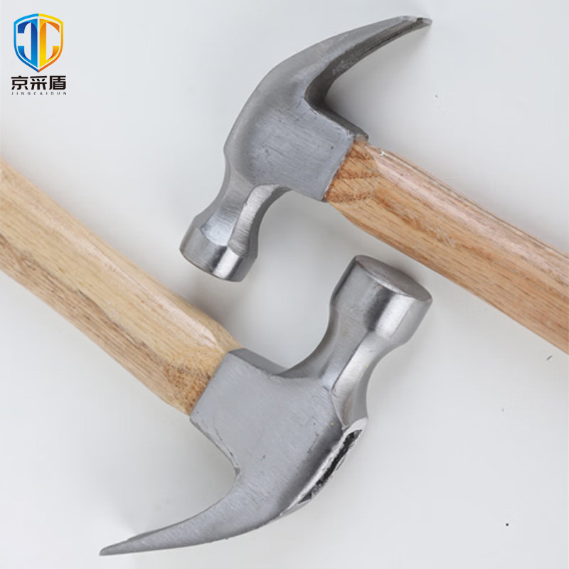 京采盾 木柄羊角锤多功能高碳钢家用起钉锤工具锤子长34.5cm 重0.75kg高清大图