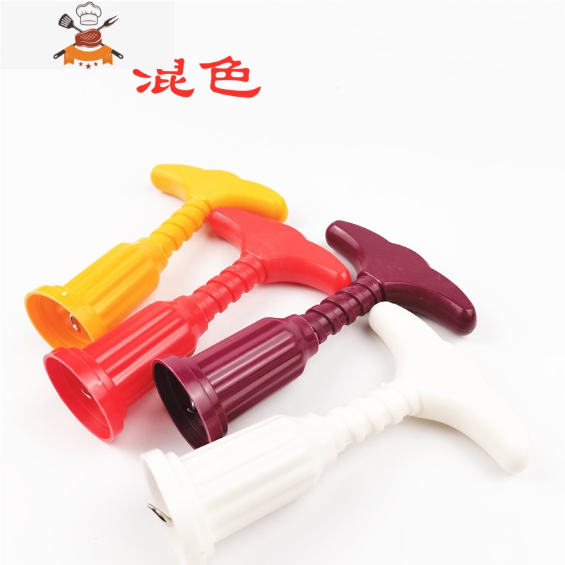 红酒开瓶器塑料启瓶器厂家酒起子葡萄酒启瓶器加厚掌柜推荐 敬平 黄色10个高清大图