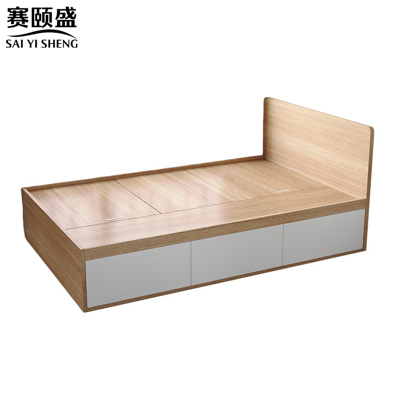赛颐盛简约双人床高清大图