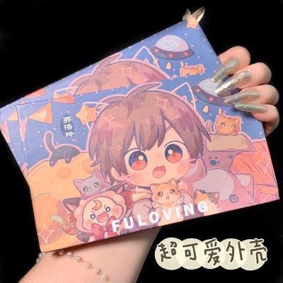 18色喵星人眼影盘 18色李佳琪推荐大地眼影盘ins超火闪粉防水平价学生初学者彩妆琦