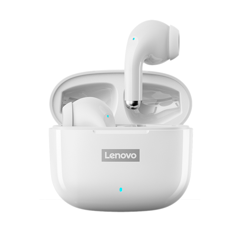 联想/Lenovo蓝牙耳机 LP40升级版紫色TWS真无线游戏影音乐耳塞半入耳式 适用于苹果安卓华为小米手机高清大图
