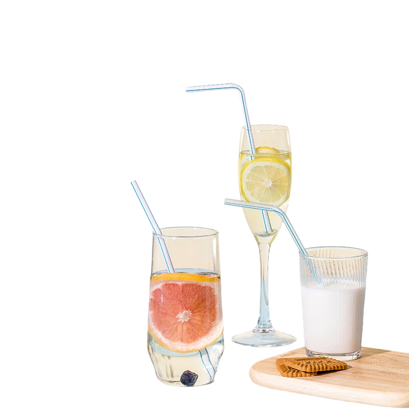 茶花 可弯饮料吸管80只装/套高清大图