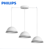 飞利浦(PHILIPS)LED吊灯 三头现代简约灯具餐厅卧室客厅 三档调光餐吊灯 Philips吊顶逸宁