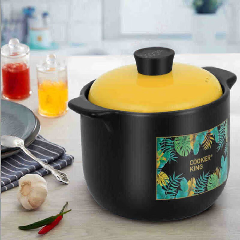 炊大皇(COOKER KING)4L家味煲 陶瓷煲 煲汤煮粥19cm TCX3852高清大图