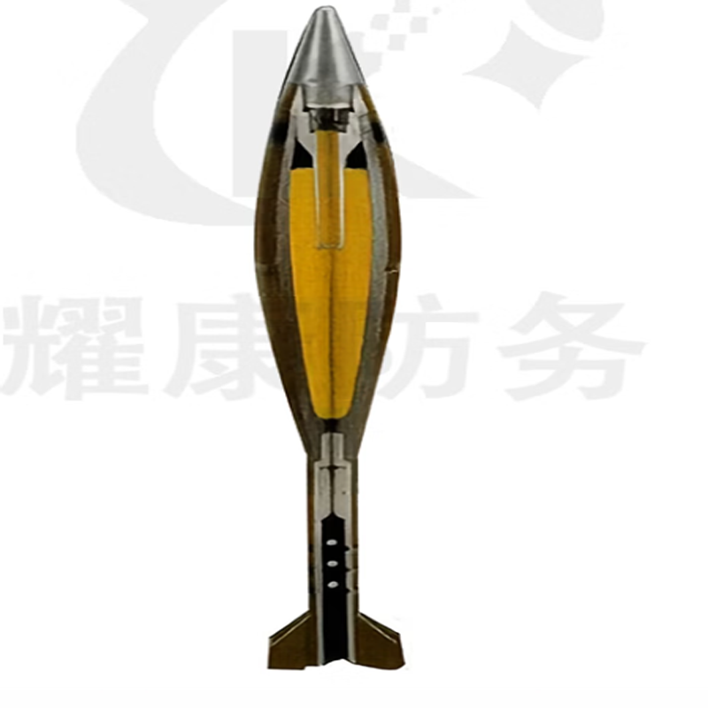 耀康防务 模型YKFW-DY-016教具 DPS171型120毫米迫击炮云爆弹模型教学解刨弹高清大图