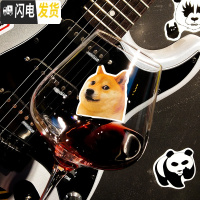 三维工匠家用大号红酒杯套装欧式葡萄酒杯高脚杯水晶玻璃红酒醒酒器6只装 红酒杯四支+平口醒酒器