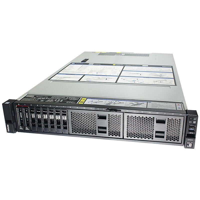 联想(Lenovo) SR658 机架式服务器 至强金牌6248R*2/256G/7.68T固态+16T机械