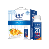 伊利安慕希黄桃燕麦希腊风味酸奶200ml*10盒早餐奶