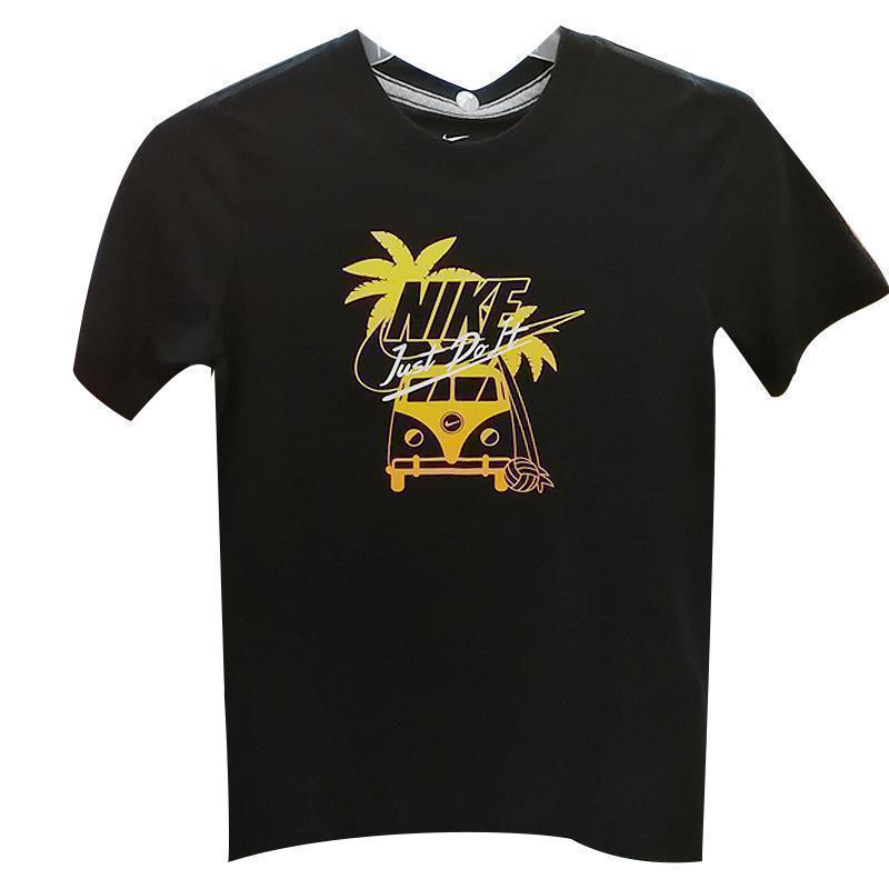 NIKE耐克大童男童运动休闲舒适透气短袖T恤上衣CT3681-010/AQ9576-07 Z